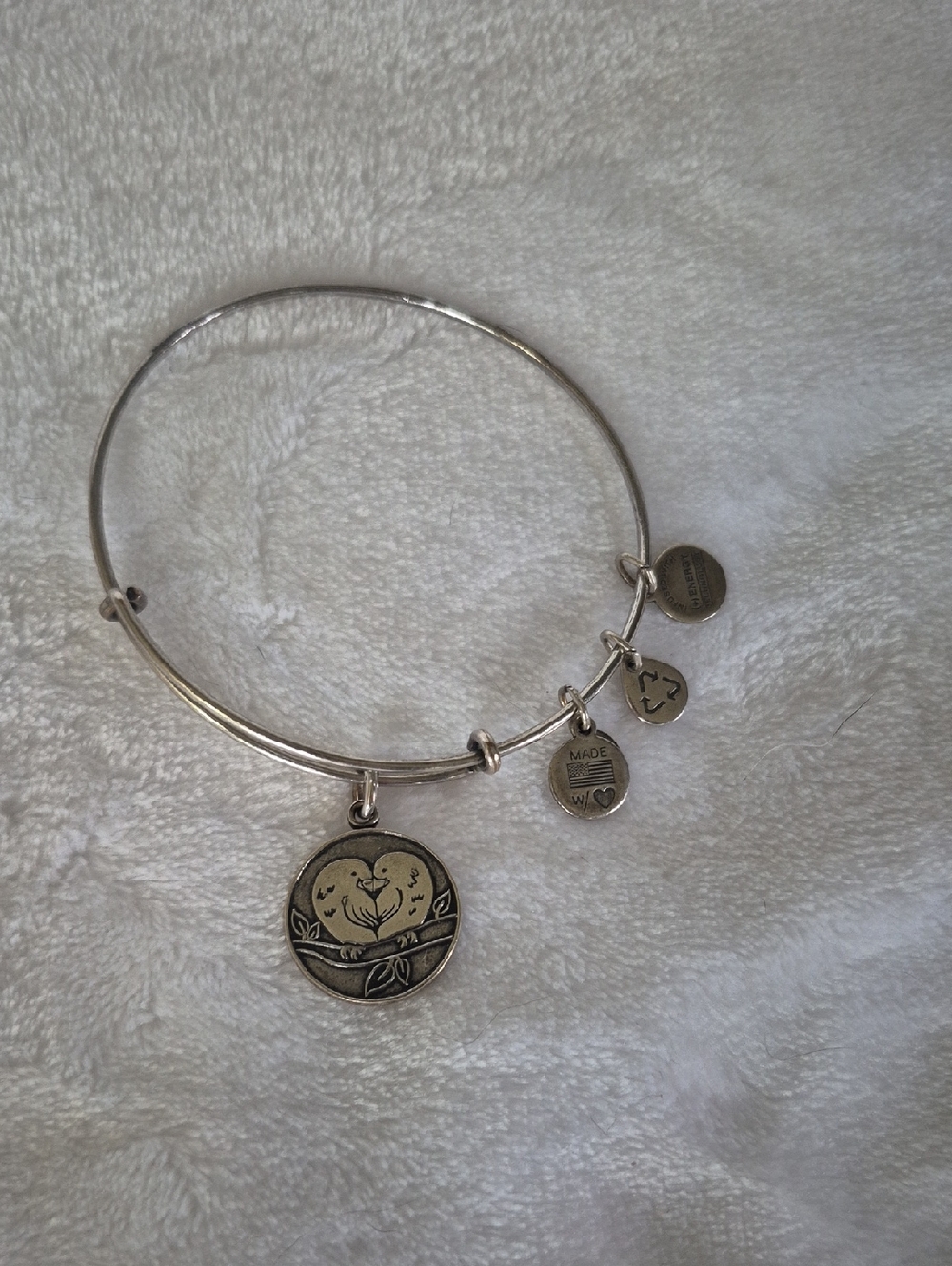 Retired/vintage Alex And Ani Lovebirds